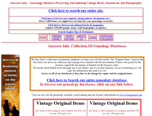 Tablet Screenshot of ancestorinfo.com
